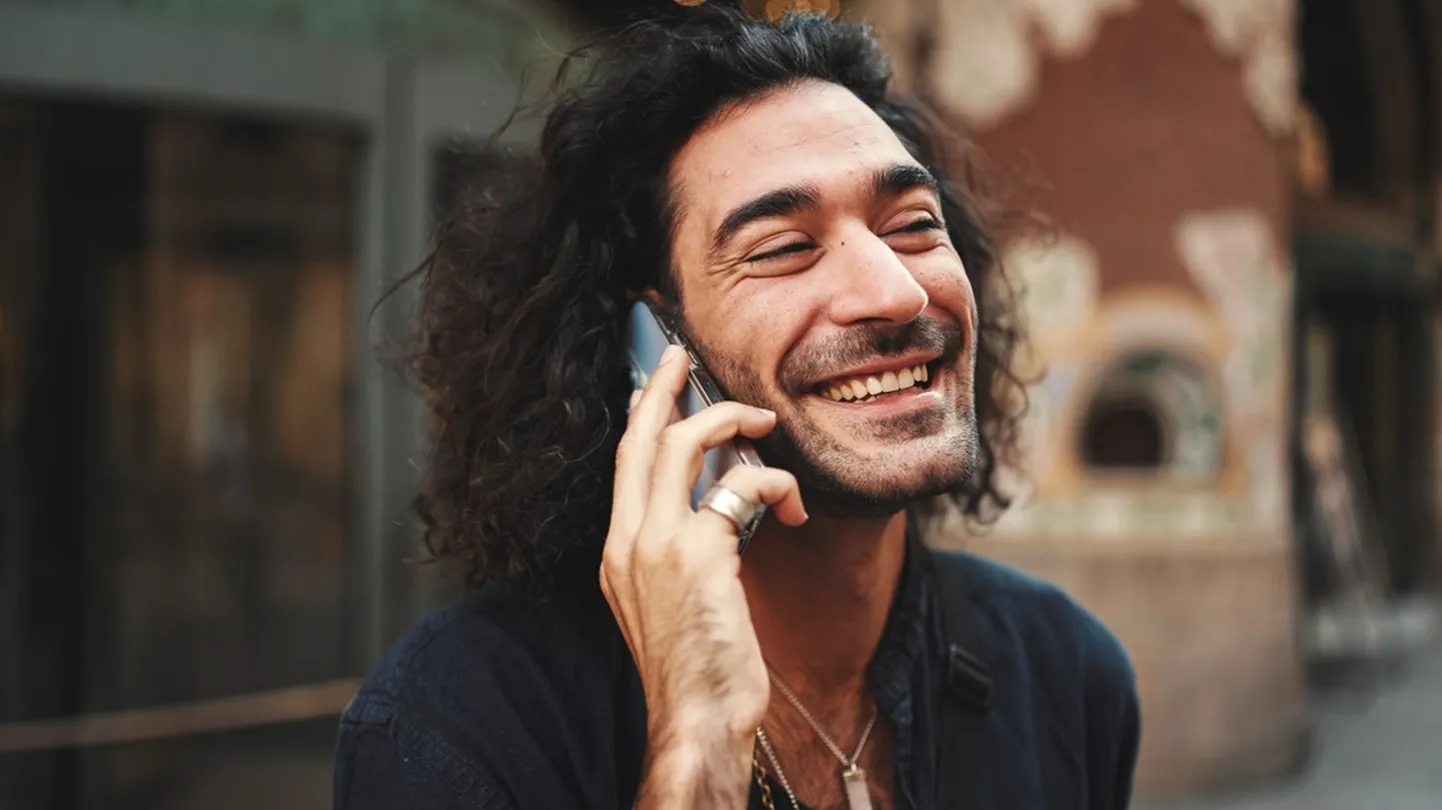 Kas sooviksid olla naine, kellega see seksikas Itaalia kutt telefonis lobiseb?