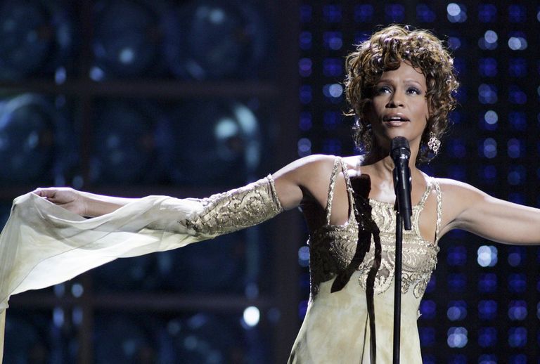 Whitney Houston esinemas 15. septembril 2004 Las Vegases USA muusikaauhindade galal