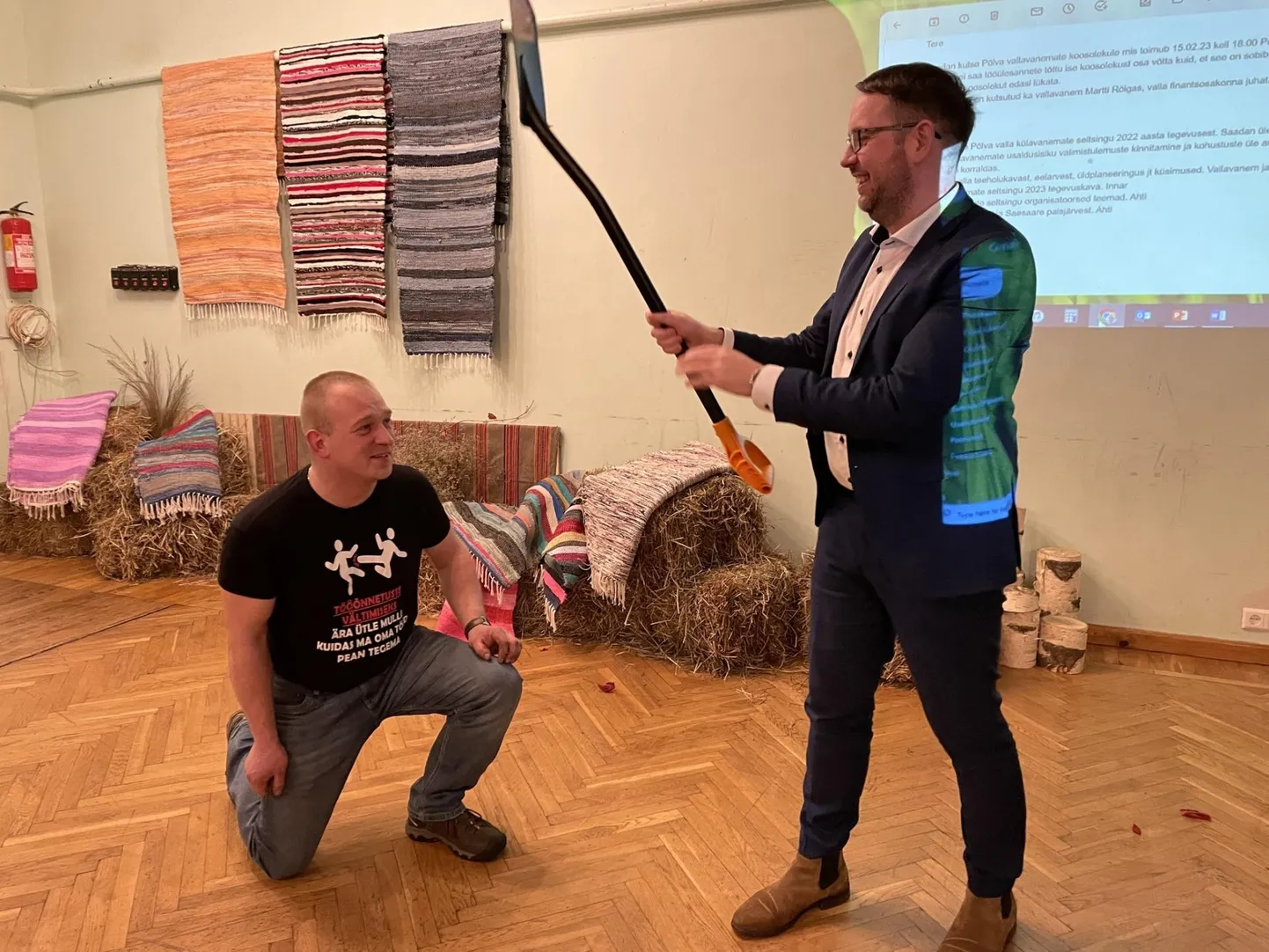 Innar Lutsari lõi usaldusikuks Põlva vallavanem Martti Rõigas.