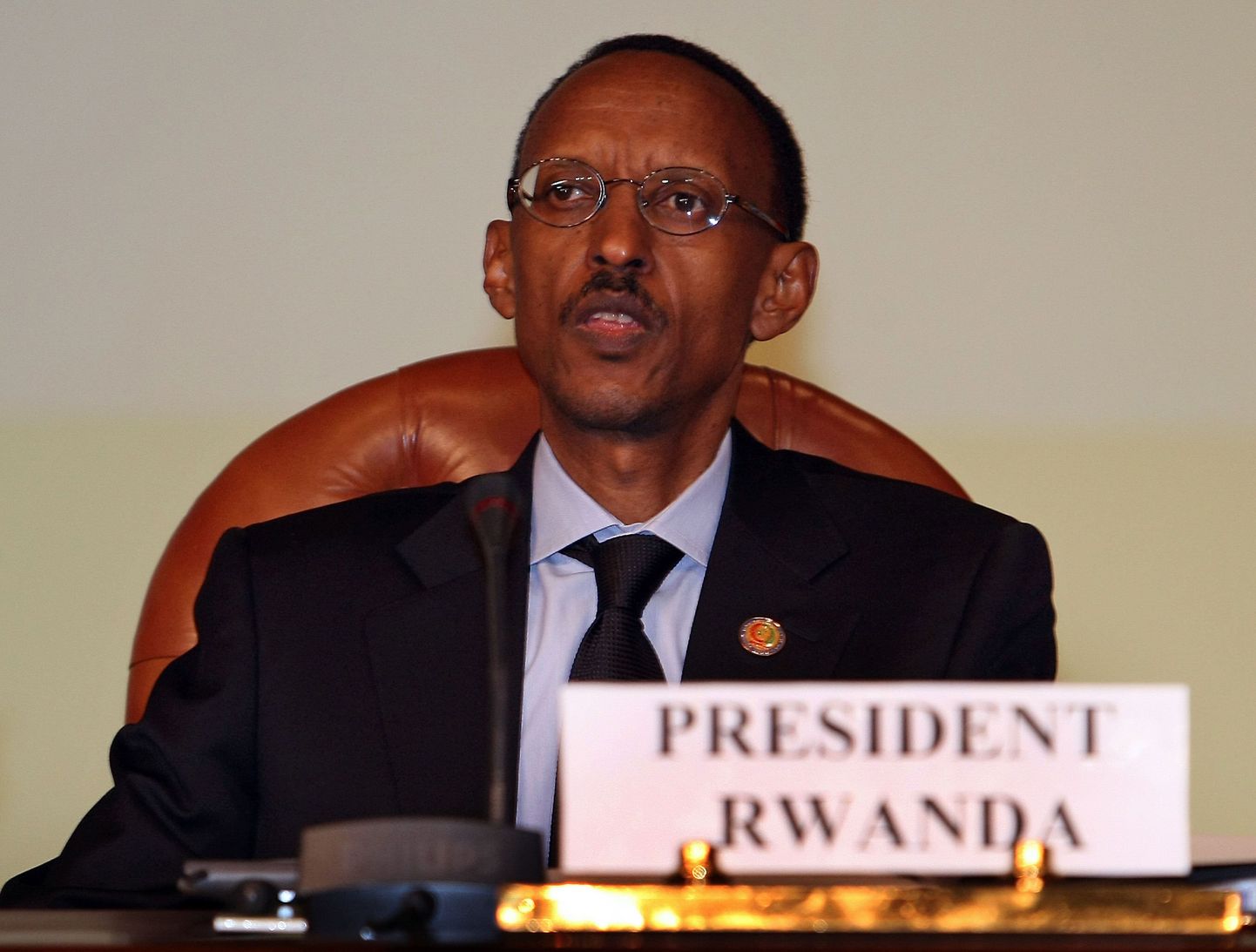 Rwanda president Paul Kagame.