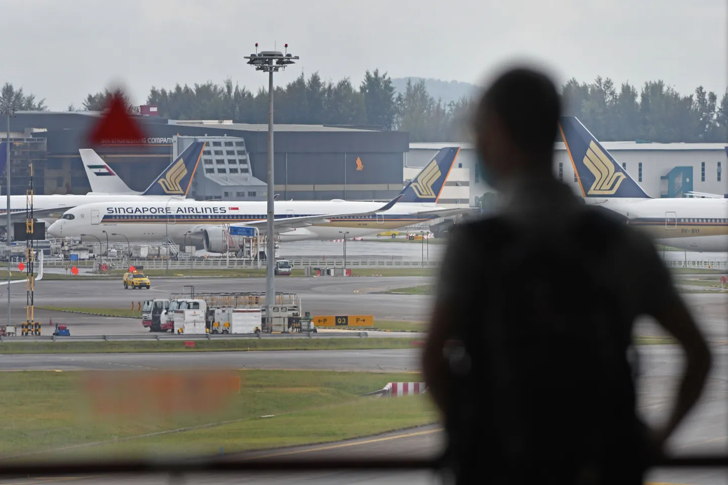 Самолет Singapore Airlines.
