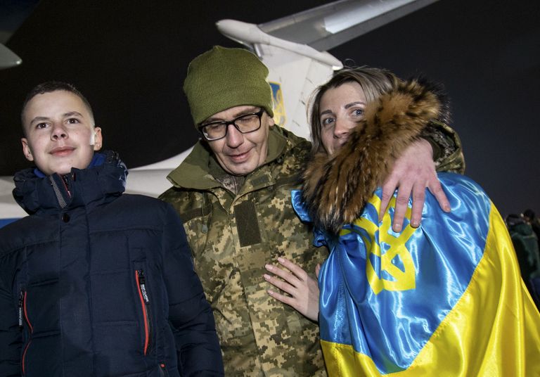 Обмен пленными на Украине.