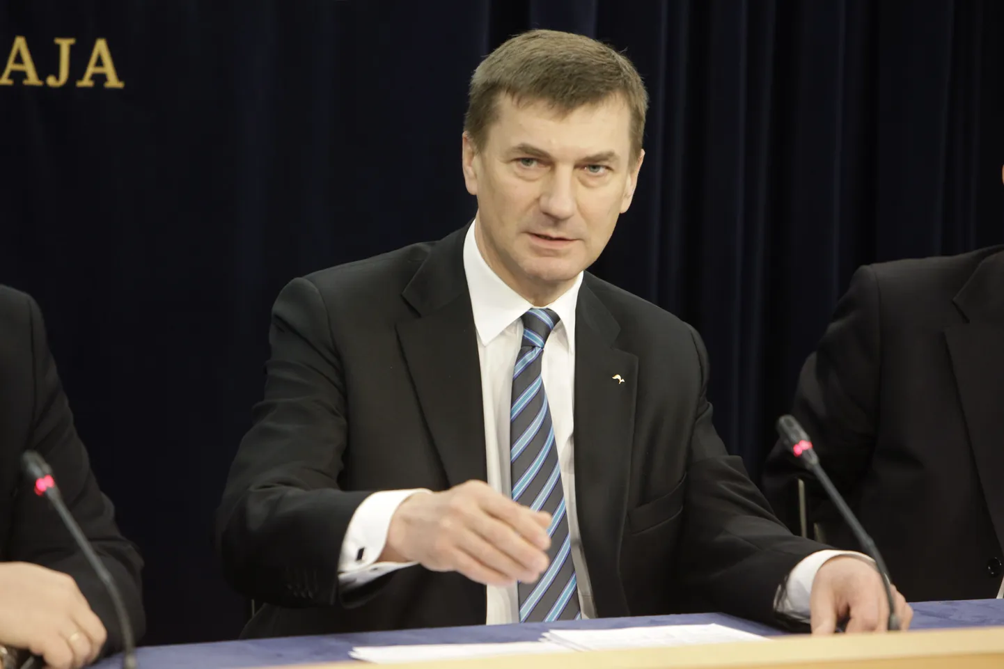 Peaminister Andrus Ansip.