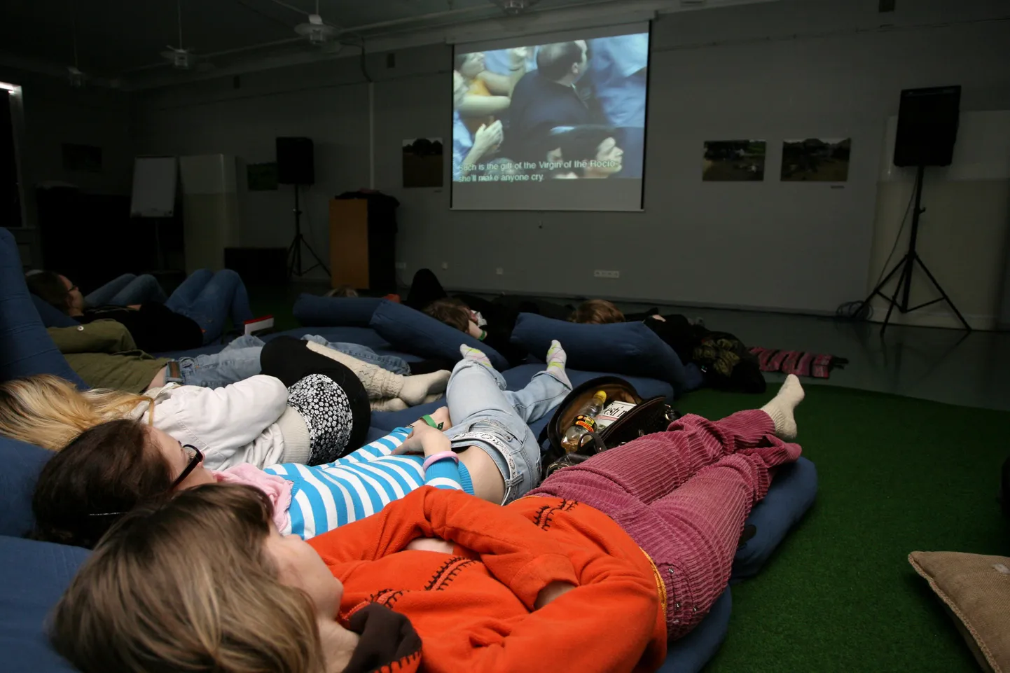 Maailmafilmi festival Eesti Rahva Muuseumi näitusemajas. Illustreeriv foto.