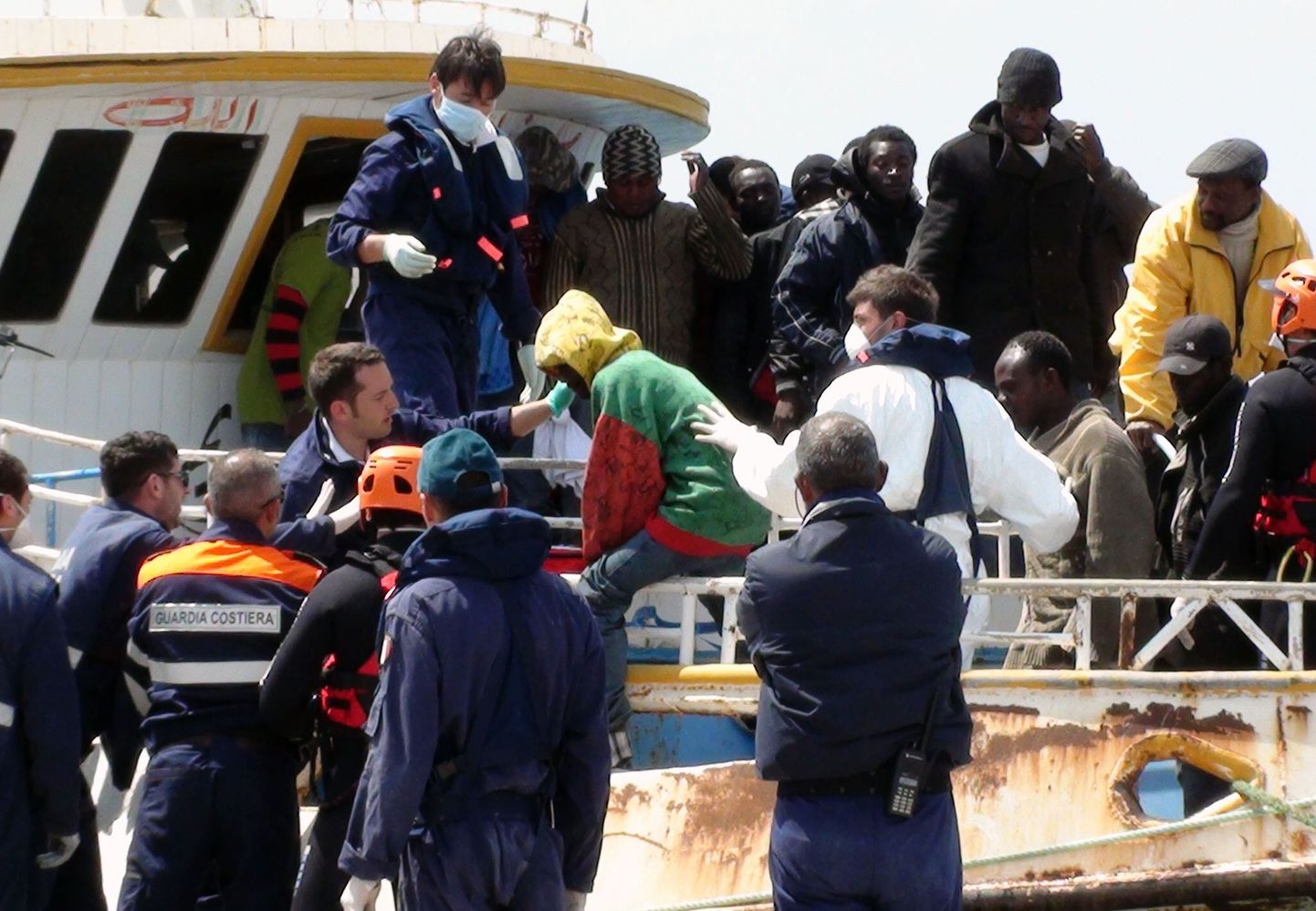 Aprillis Lampedusa saarele jõudnud Liibüa põgenikud