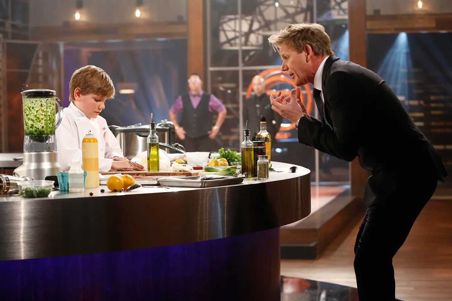 Kokandussaade Masterchef Junior Ameerikas. Pilt on illustreeriv.