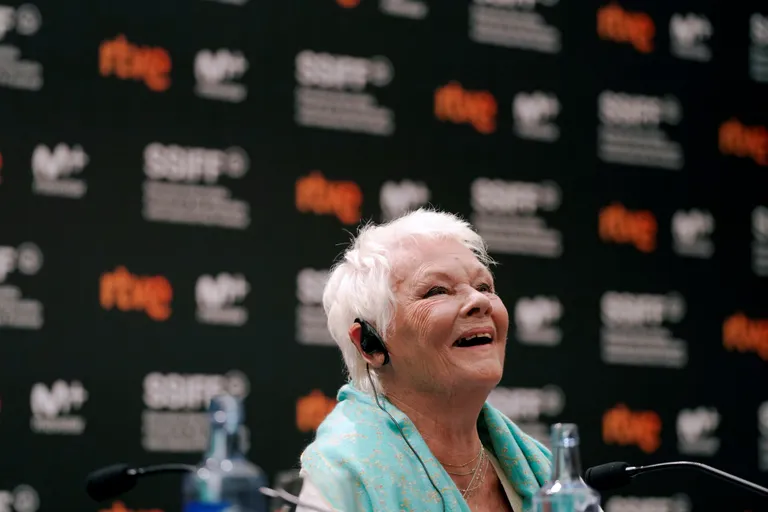 Judi Dench San Sebastiani filmifestivali pressikonverentsil
