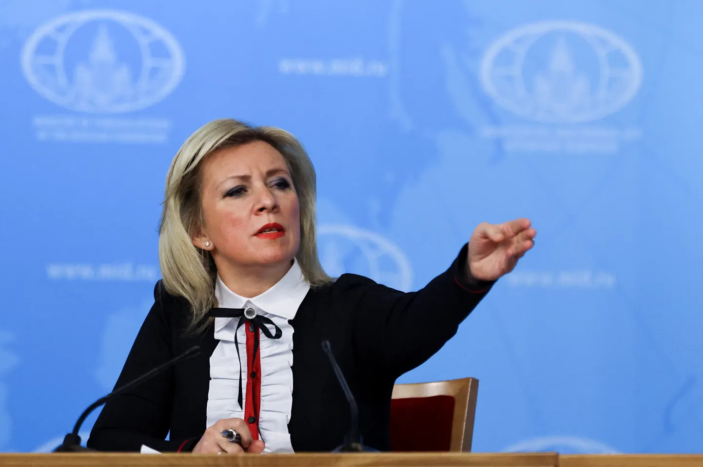 Vene välisministeeriumi pressiesindaja Maria Zahharova.