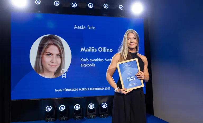 Fotokollaaž Metsküla algkooli avaaktuselt tõi Jaan Tõnissoni fondi aasta foto tiitli.