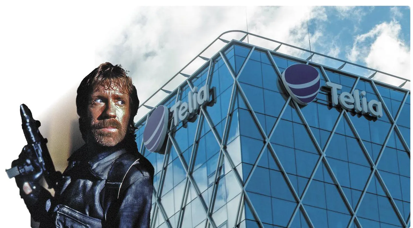 Chuck Norris läheb Teliasse.