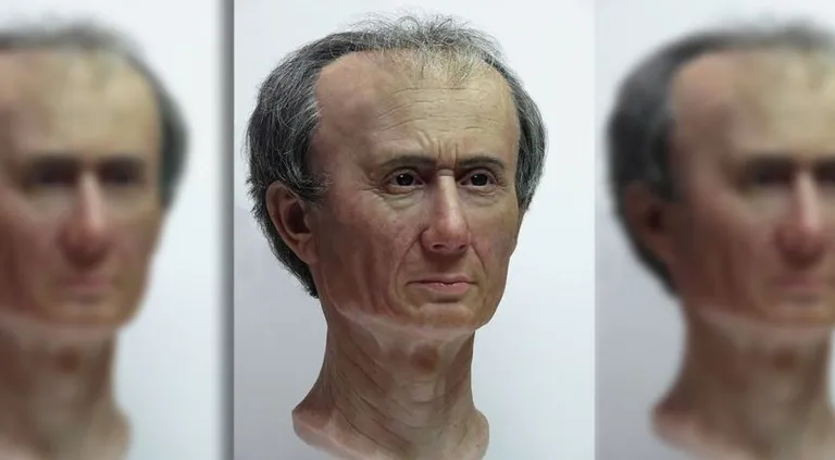 Julius Caesari 3D-büst