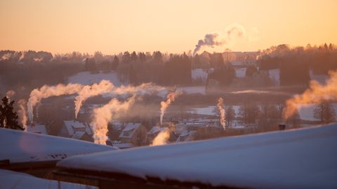 Эстонский фотограф запечатлел красоту зимнего утра