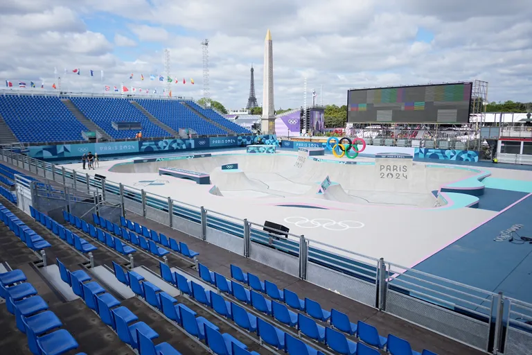 BMX freestyle'i rattaareen mõni päev enne mängude algust.