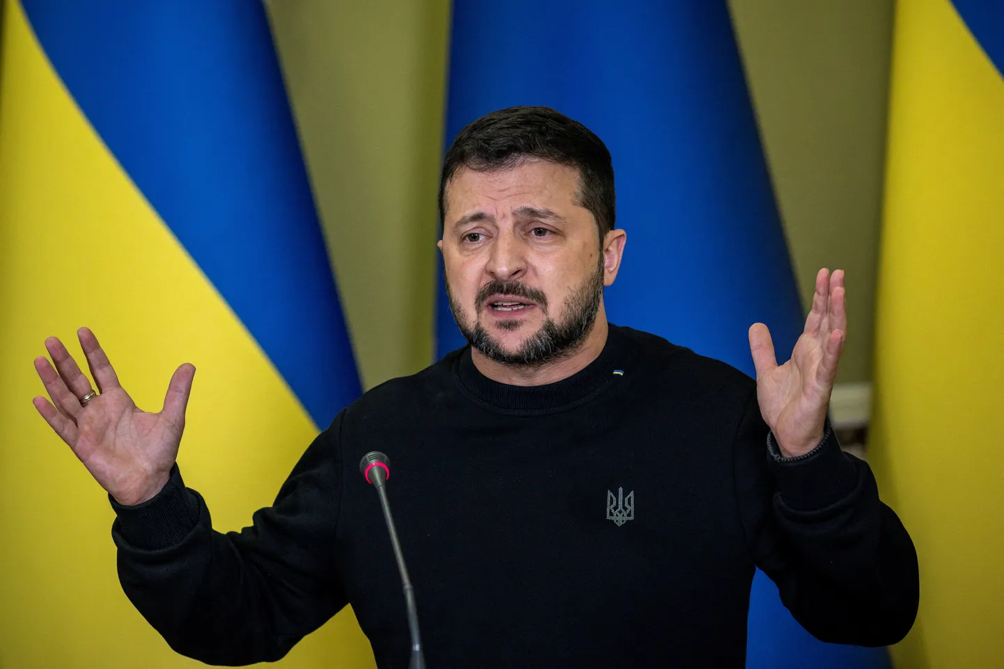 Ukraina president Volodõmõr Zelenskõi.