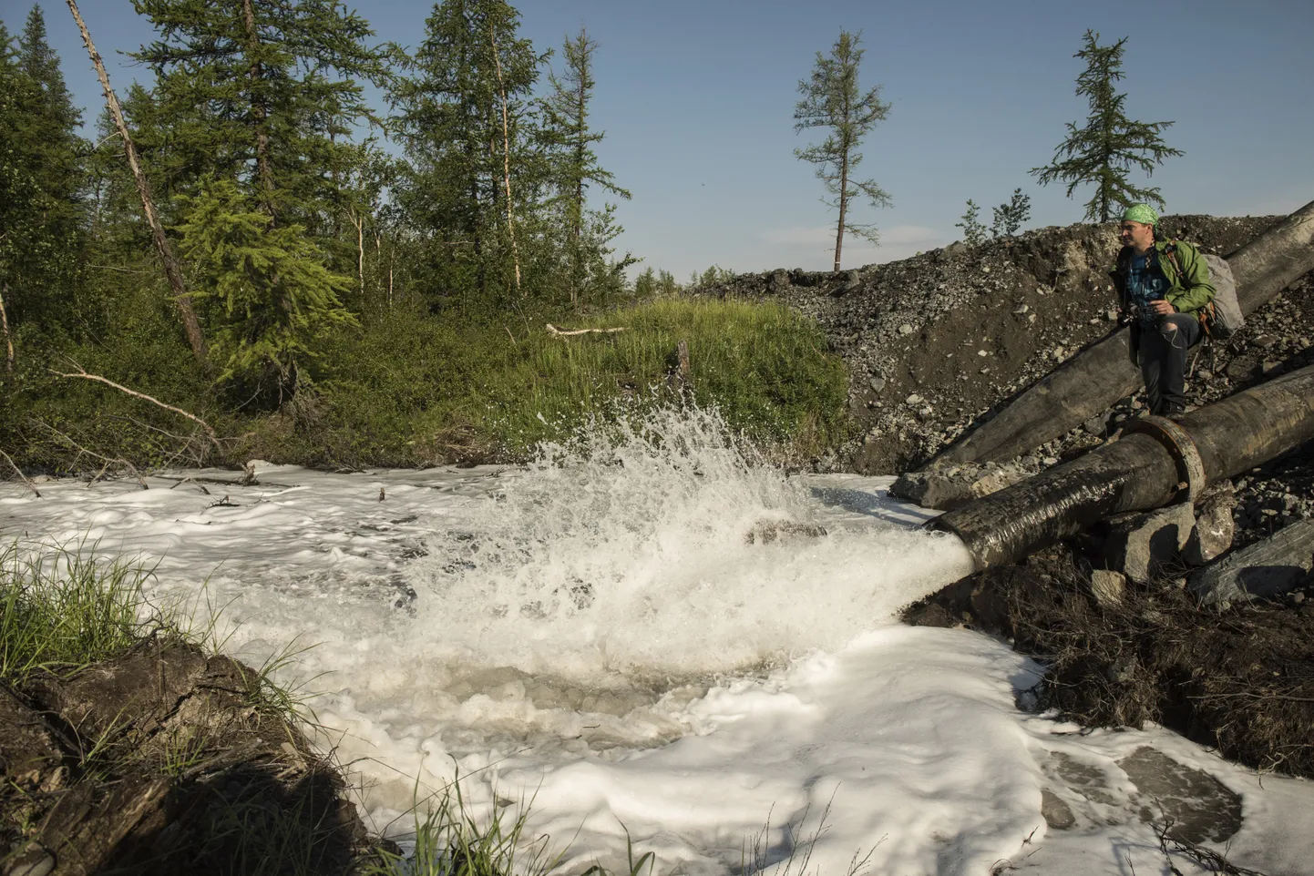 Krievijas pilsētas Noriļskas apkaimē risinās, iespējams, jauna ekoloģiskā katastrofa.