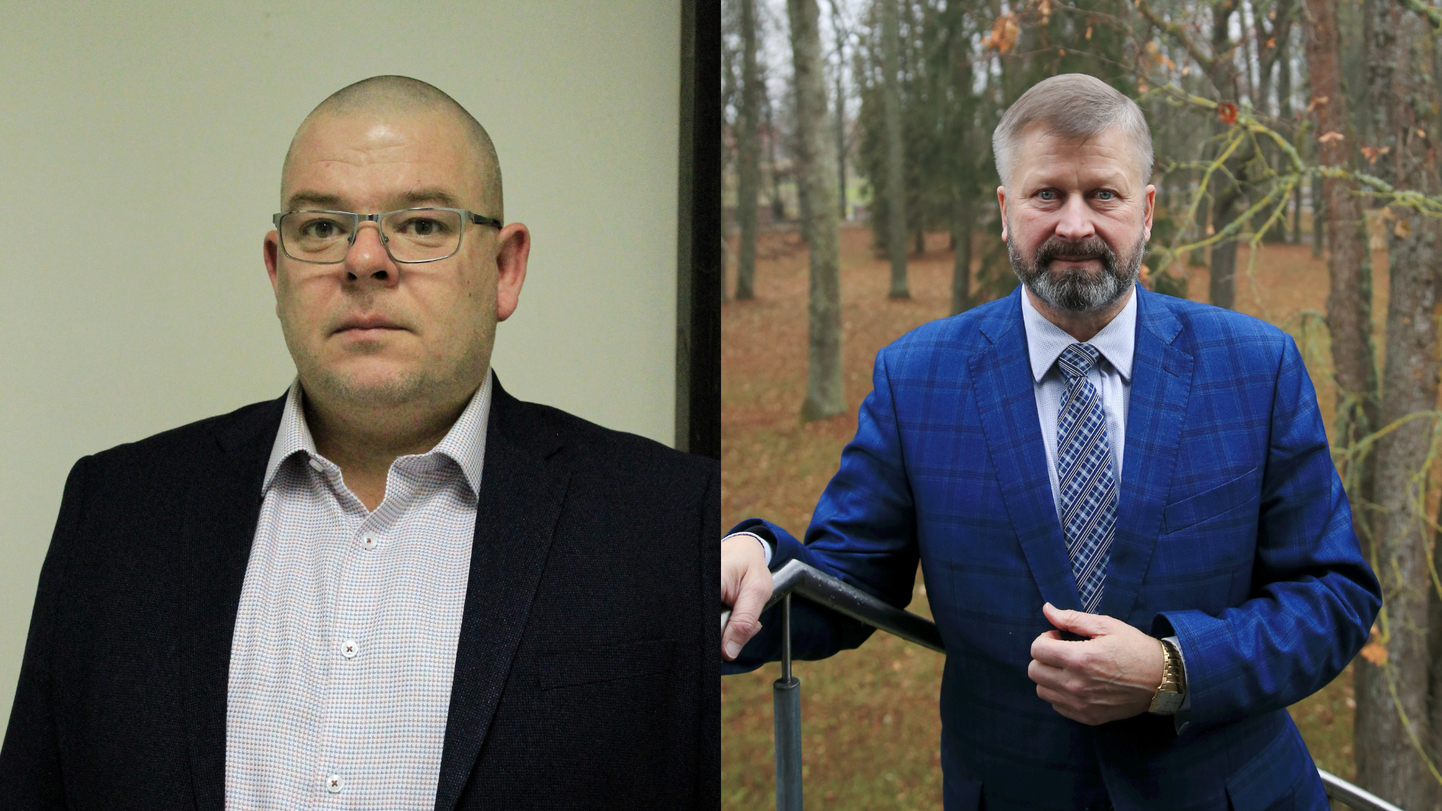 Kalev Parik (vasakul) ja Aivar Aleksejev kandideerivad riigikogu valimistel Keskerakonna ridades.