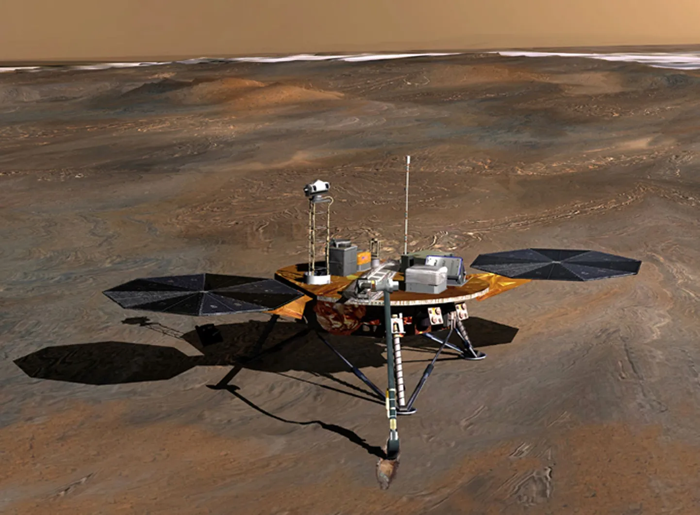 Kunstniku nägemus NASA sondist Phoenix