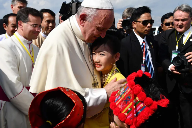 Paavst Franciscus Birmas.