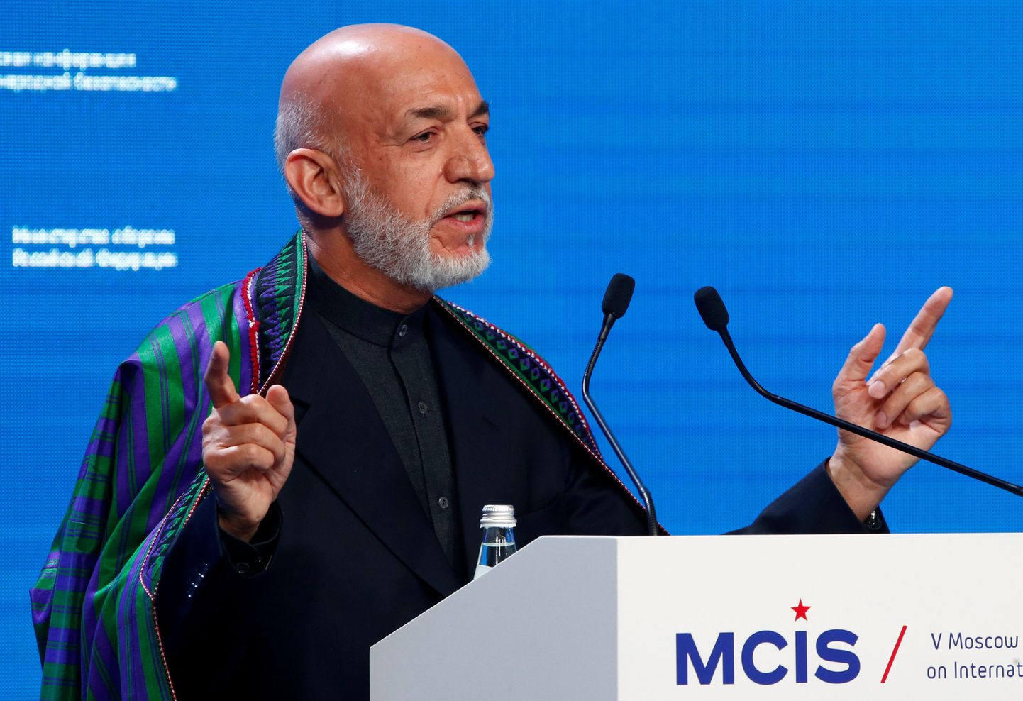Afganistani endine president Hamid Karzai