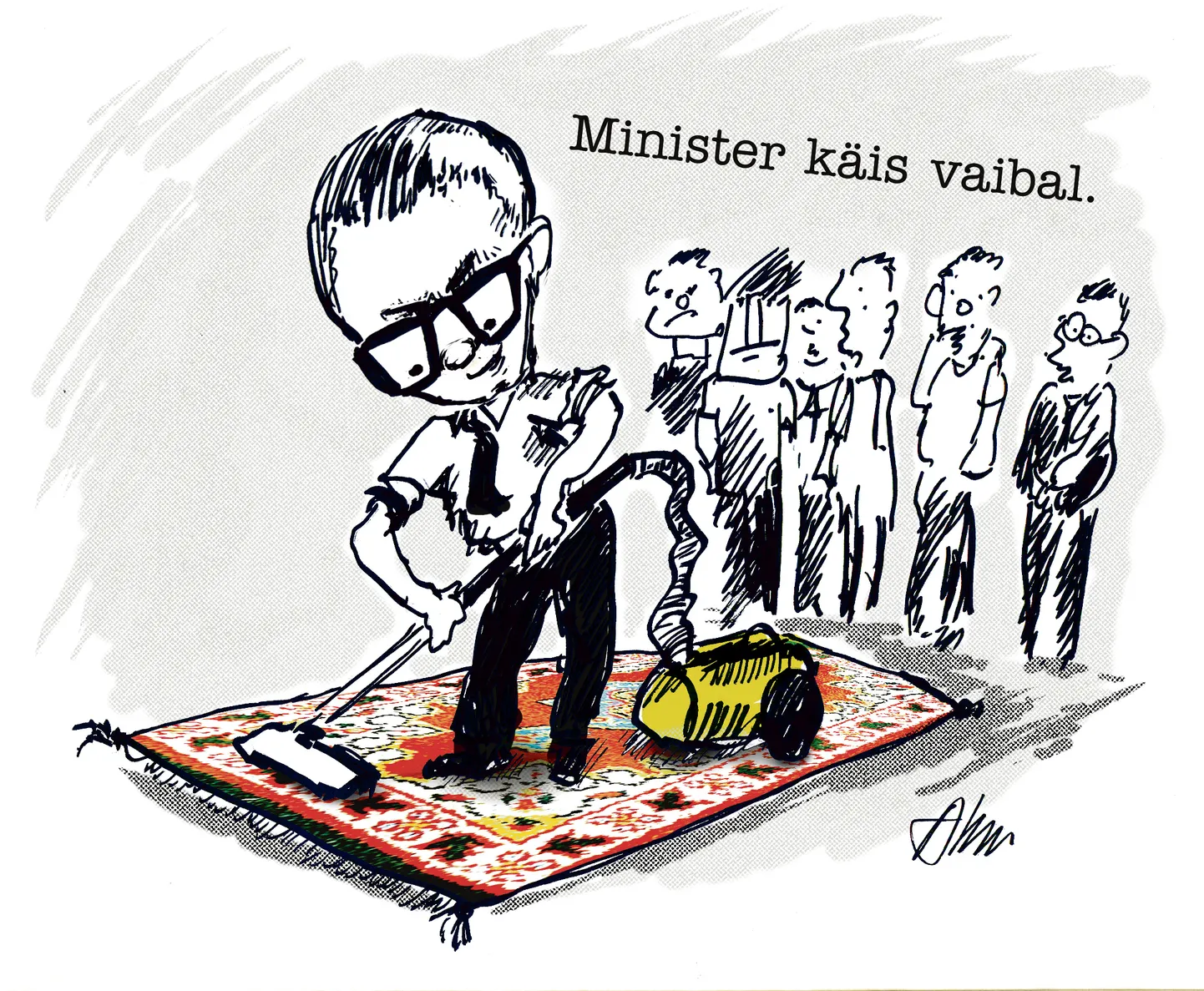 Minister käis vaibal