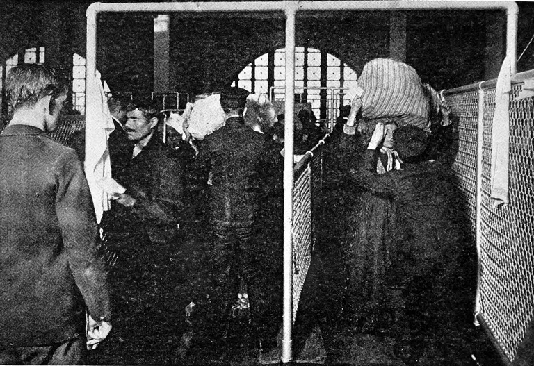 Ellis Island, New York, 1911.