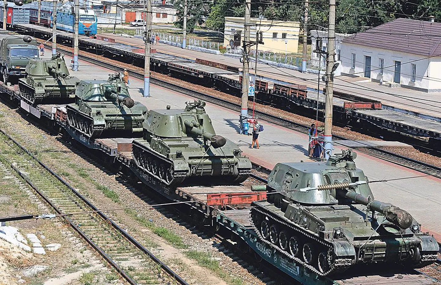 Vene liikursuurtükid olid Rostovi oblastis Kamensk-Šahtinskis, mis jääb Ukraina piiri lähistele, ootel juba 23. augustil.