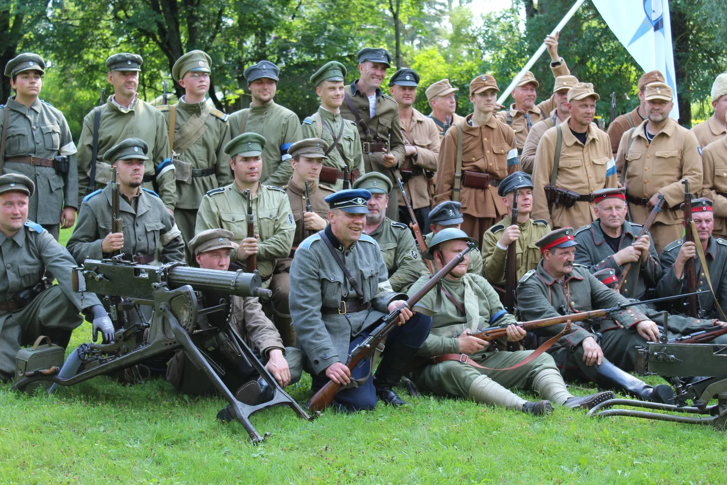 XV Valga militaarajaloo festivali Milfesti raames toimunud taaslavastus Vastseliina lahingust Vabadussõjas.