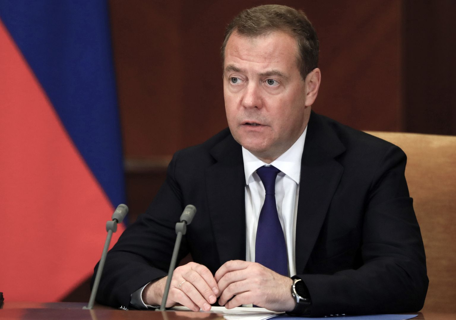 Venemaa julgeolekunõukogu aseesimees Dmitri Medvedev.