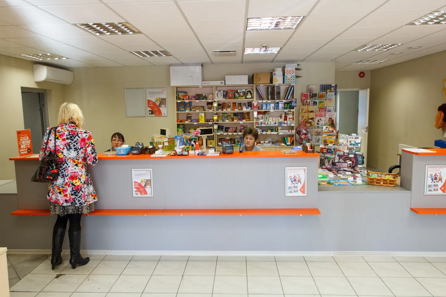 Eesti Posti (Omniva) postkontor.