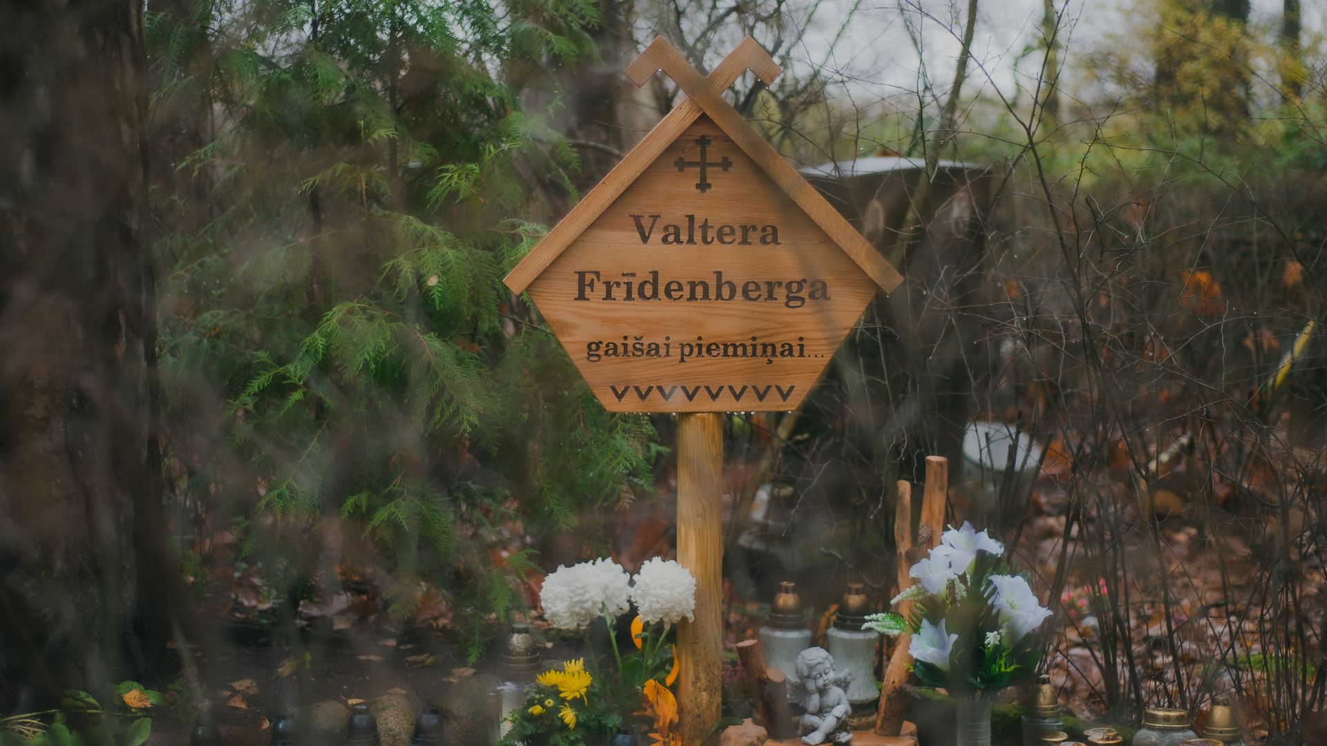 Foto: Valtera Frīdenberga piemiņas vieta