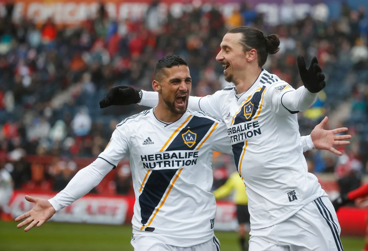 Zlatan Ibrahimovic on löönud USA-s kahe mänguga juba neli väravat.