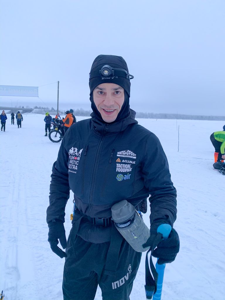 Joel Juht Rovaniemi ultramaratonil.
