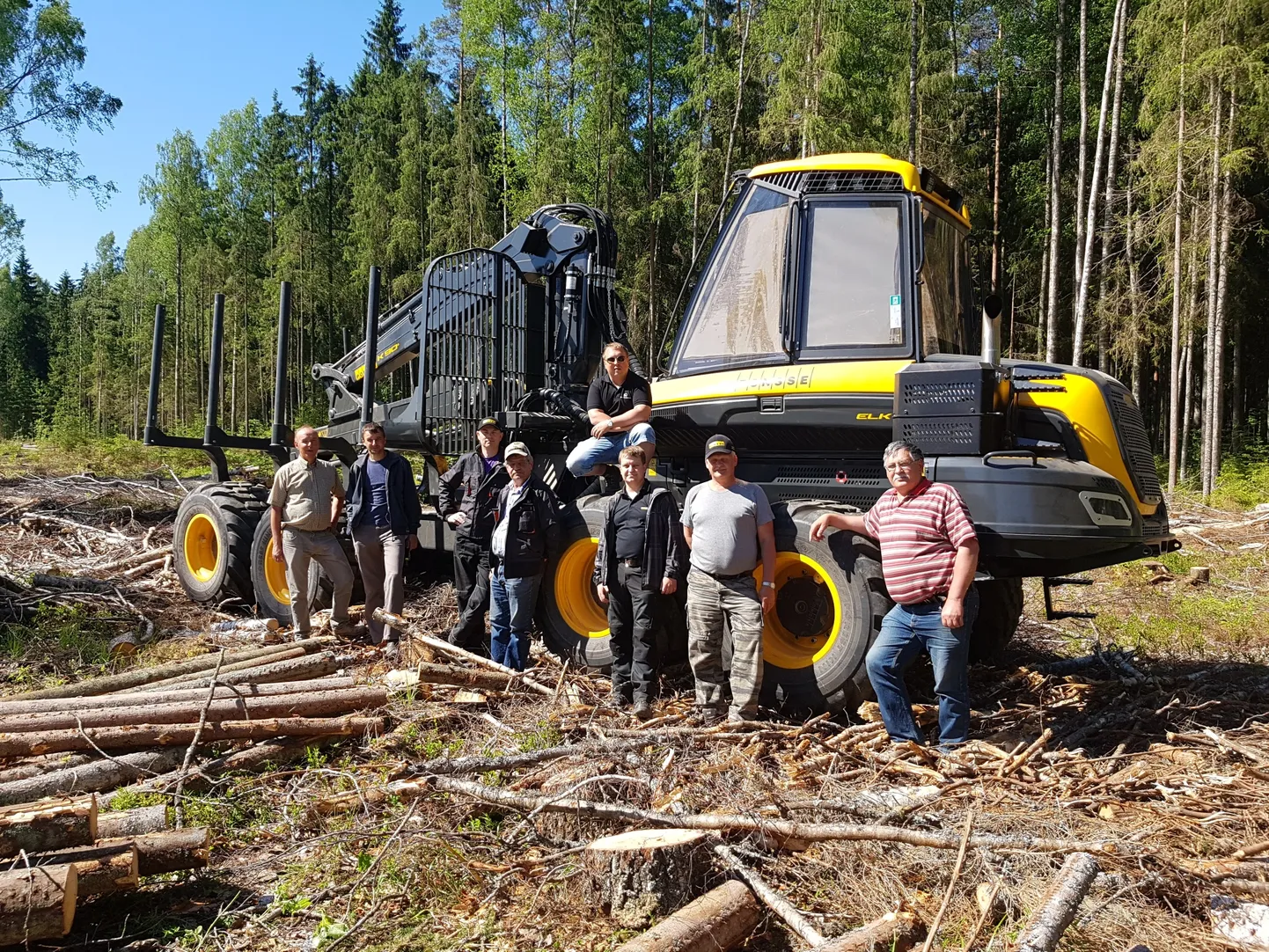 Pildil: Ponsse ELK metsamasinate koolituspäeval