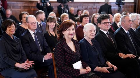 FOTO ⟩ Pasniegti Triju Zvaigžņu ordeņi