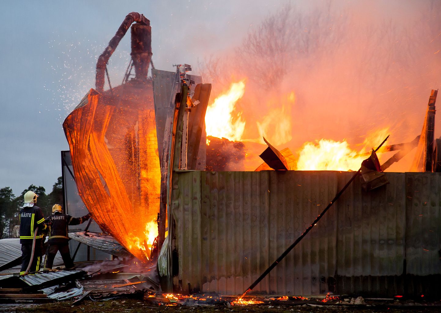 Paikuse vallas põles osaühingule Raigisson kuuluv puidutöökoda.