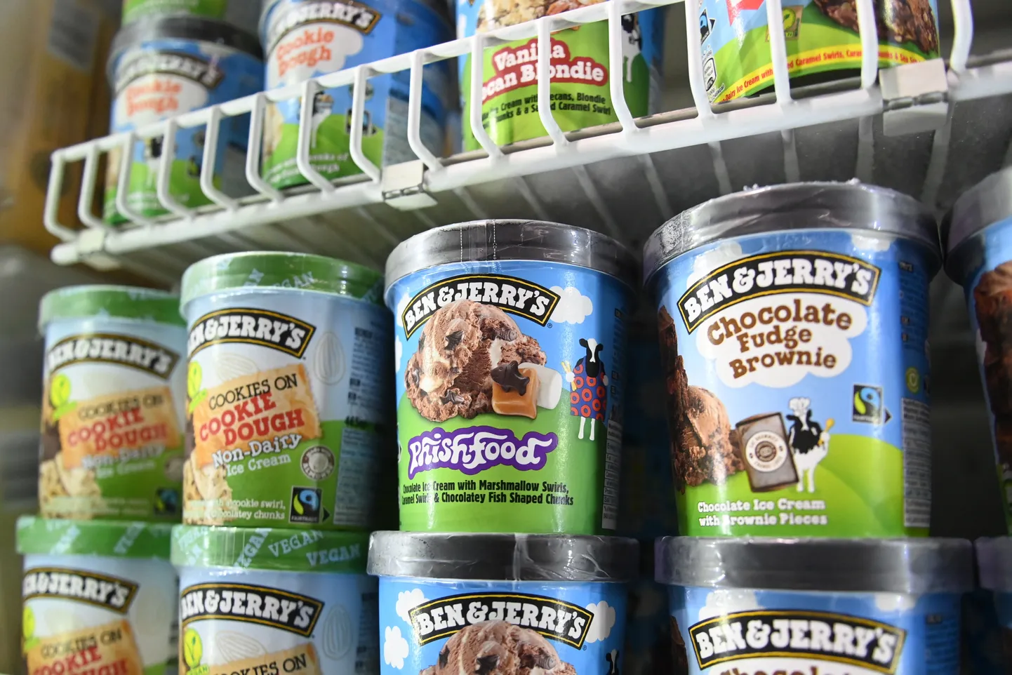 Ben & Jerry'se jäätised, mis on müügil ka Eesti kauplustes.