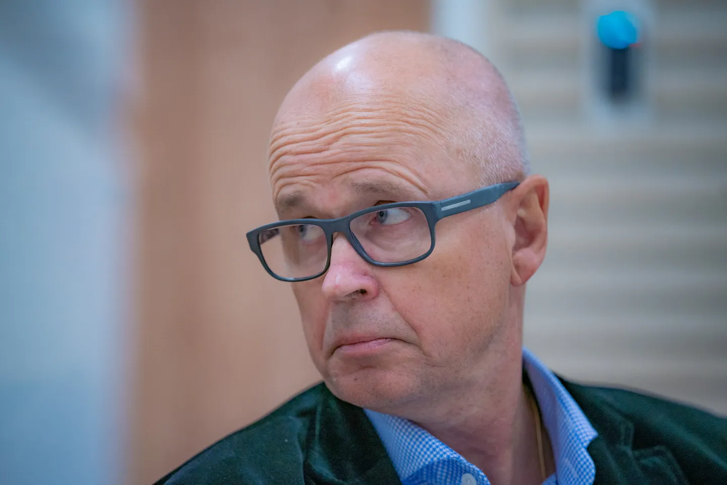Ehitusettevõtja Aivar Tuulberg tunnistajana Savisaare protsessil.