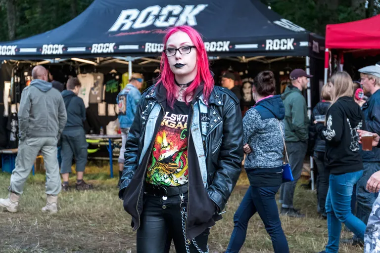Festivalikülastaja Silvaliis.