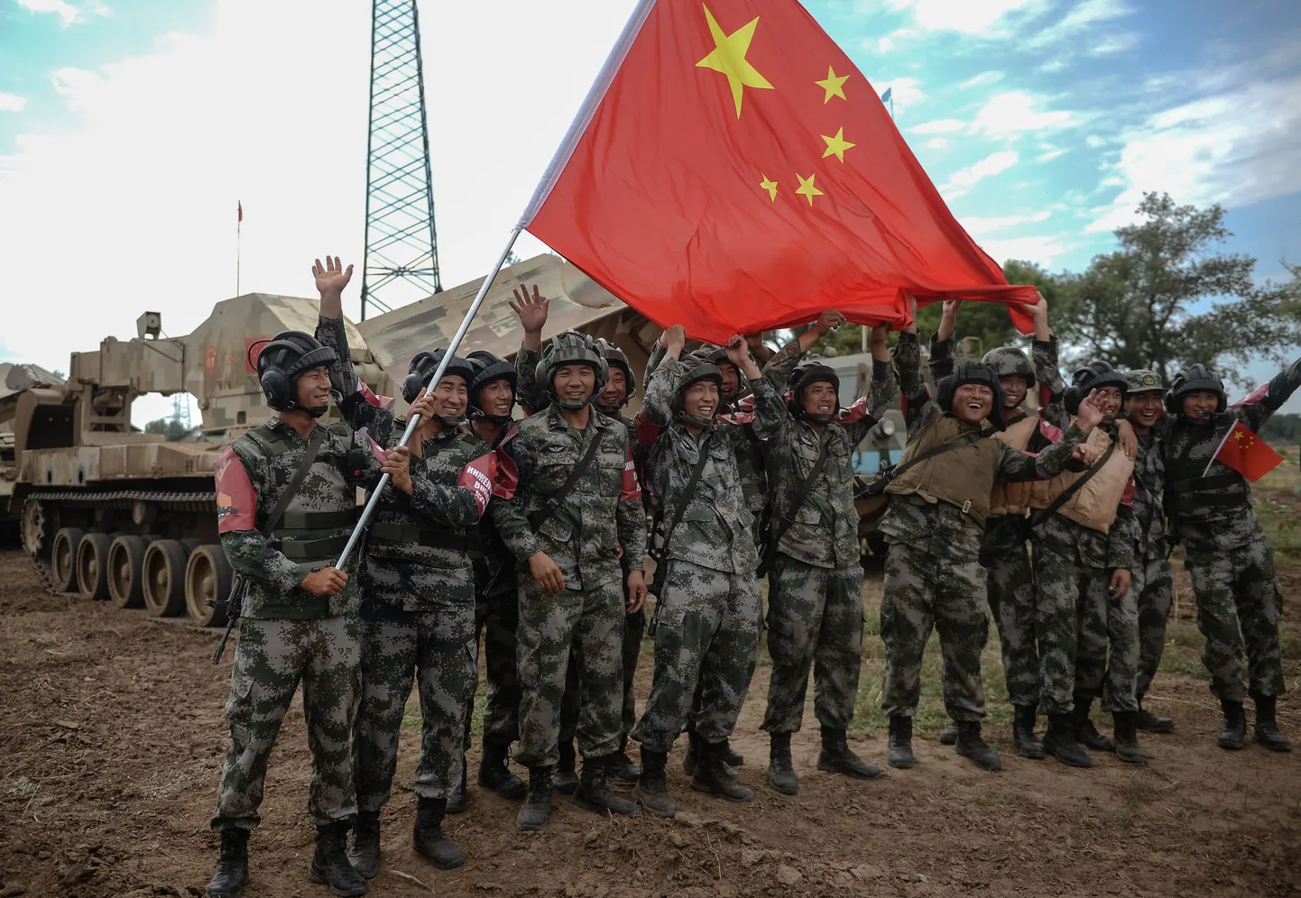 Китайские военные. Иллюстративное фото.
