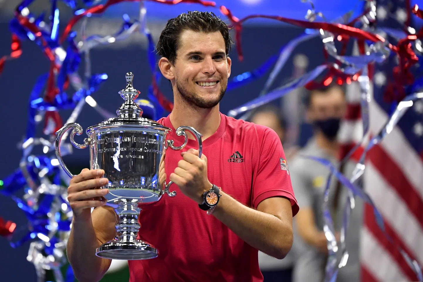 Dominic Thiem US Openi trofeega.