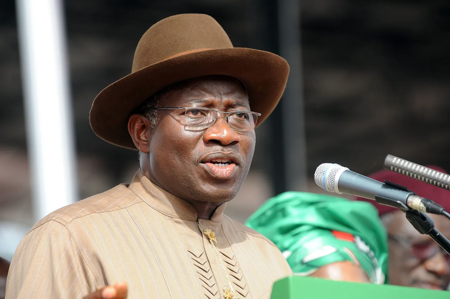Nigeeria president Goodluck Jonathan.