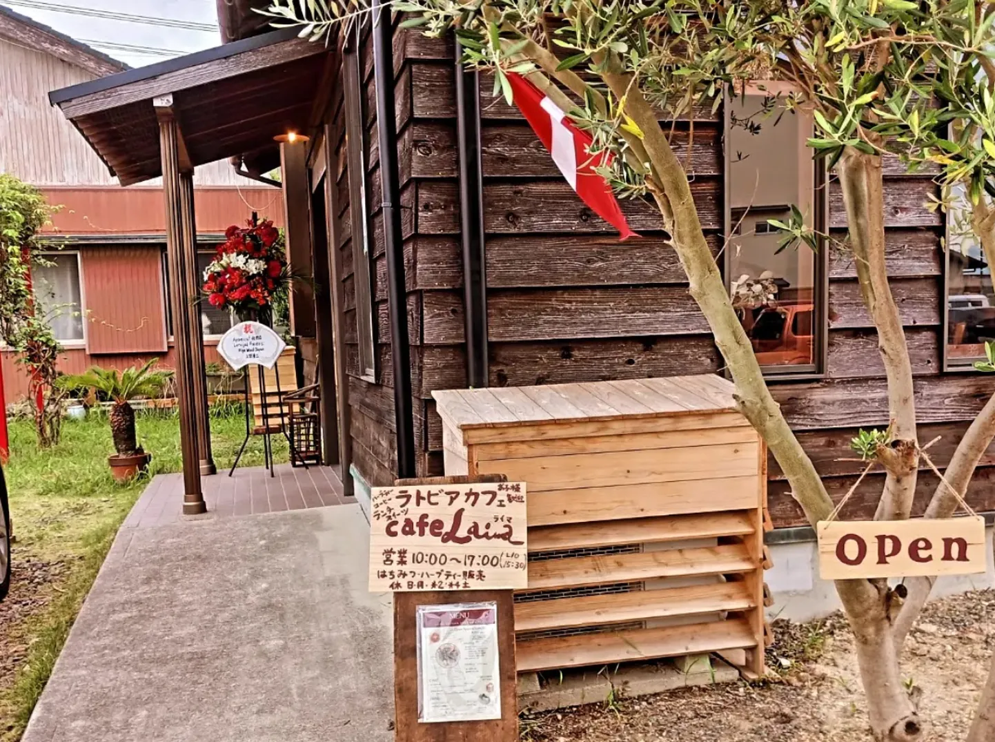 Кофейня Laima в городке Андзё