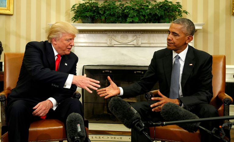 Donald Trumpi ja Barack Obama kohtumine 10. novembril 2016 Valges Majas