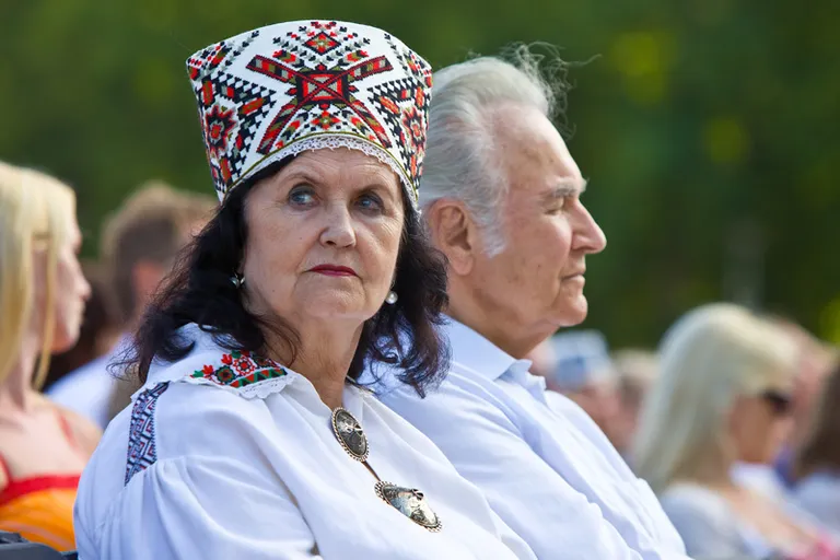 INGRID JA ARNOLD RÜÜTEL XI noorte laulupeol Tallinnas 2011. aastal.