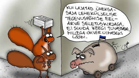 JUHTKIRI ⟩ Jäägu see viimaseks tegevuspõhiseks riigieelarveks