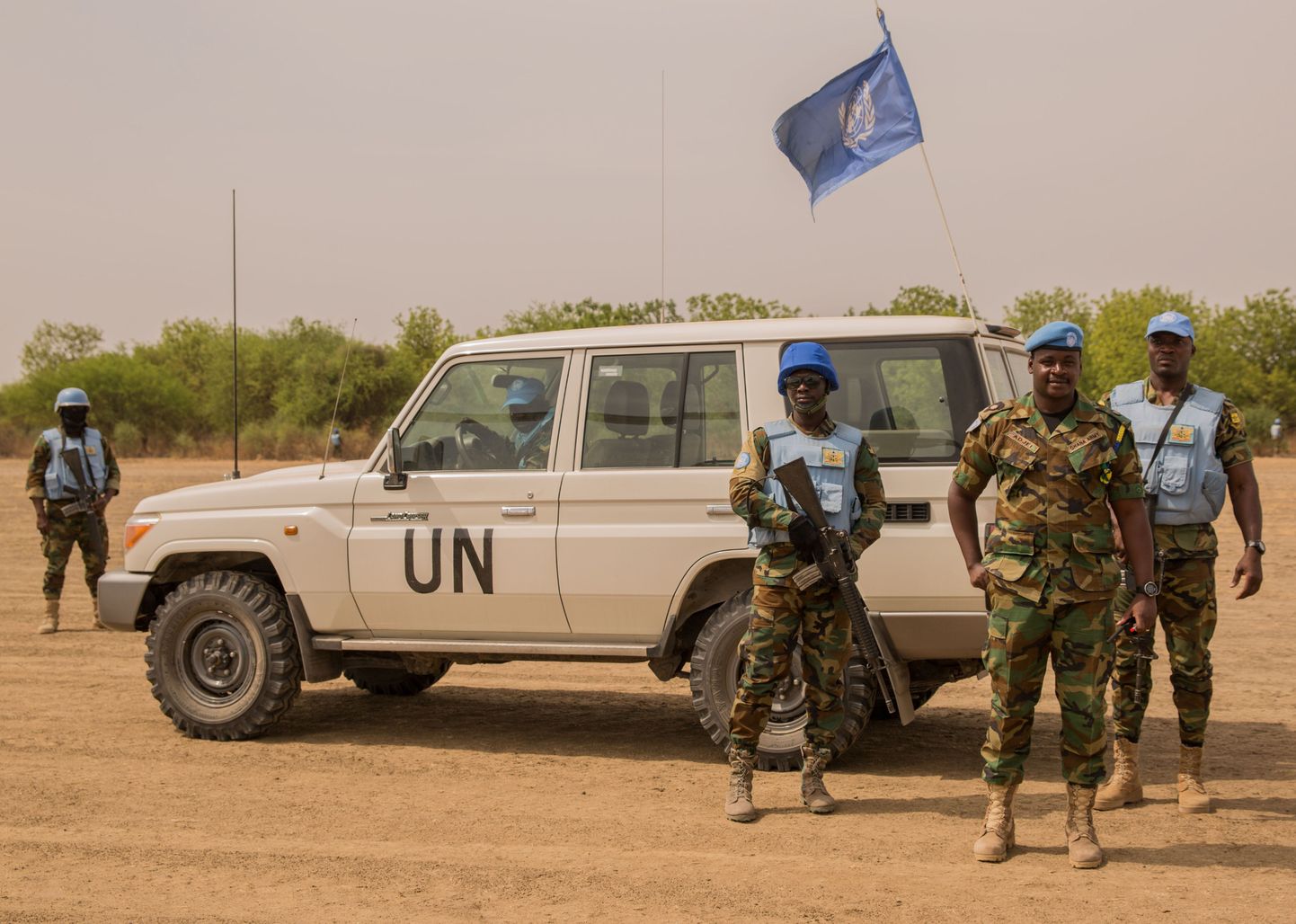 ÜRO Ghana päritolu rahuvalvajad missioonil Lõuna-Sudaanis.