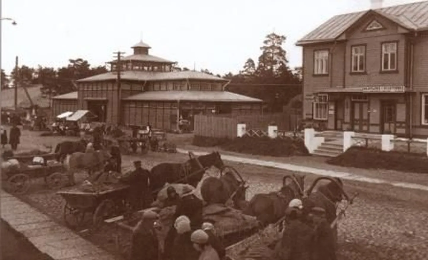 Рынок Нымме до Второй мировой войны.