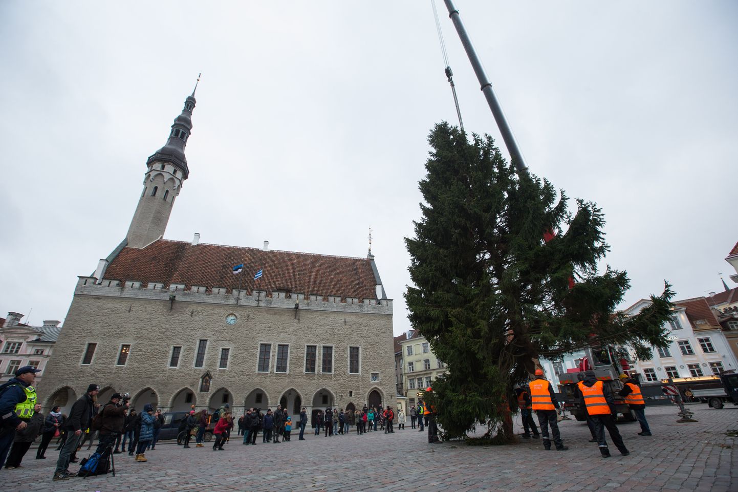 Tallinna jõulupuu 2017. aastal.