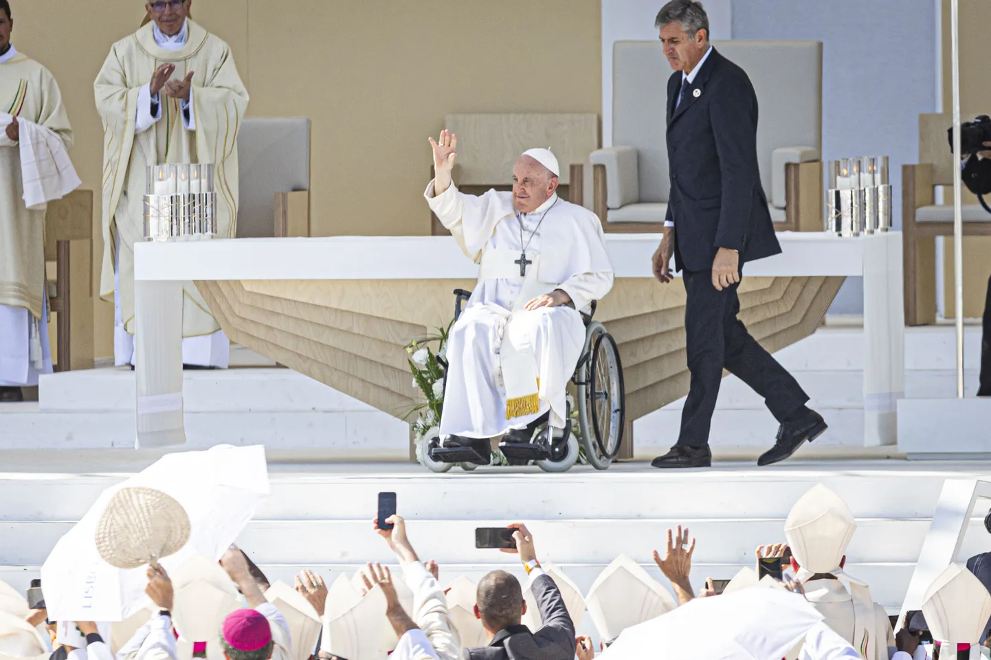 Paavst Franciscus 6. augustil Lissabonis.