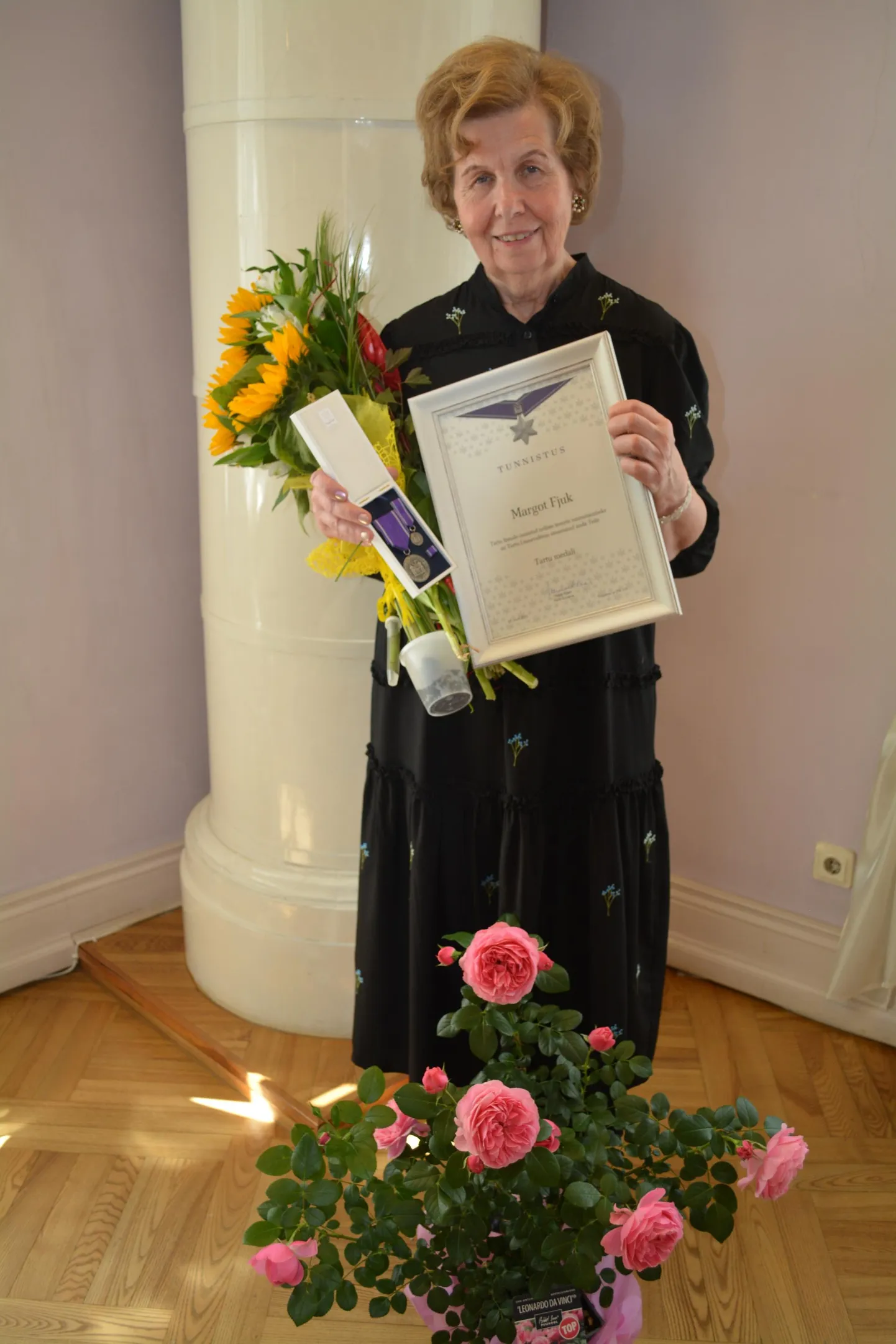 Üks Tartu medali saajatest oli pikaaegne haridustegelane Margot Fjuk.
